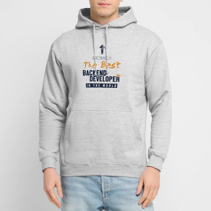Best Backend Developer World Developer Coder Sweat-shirt à capuche unisexe