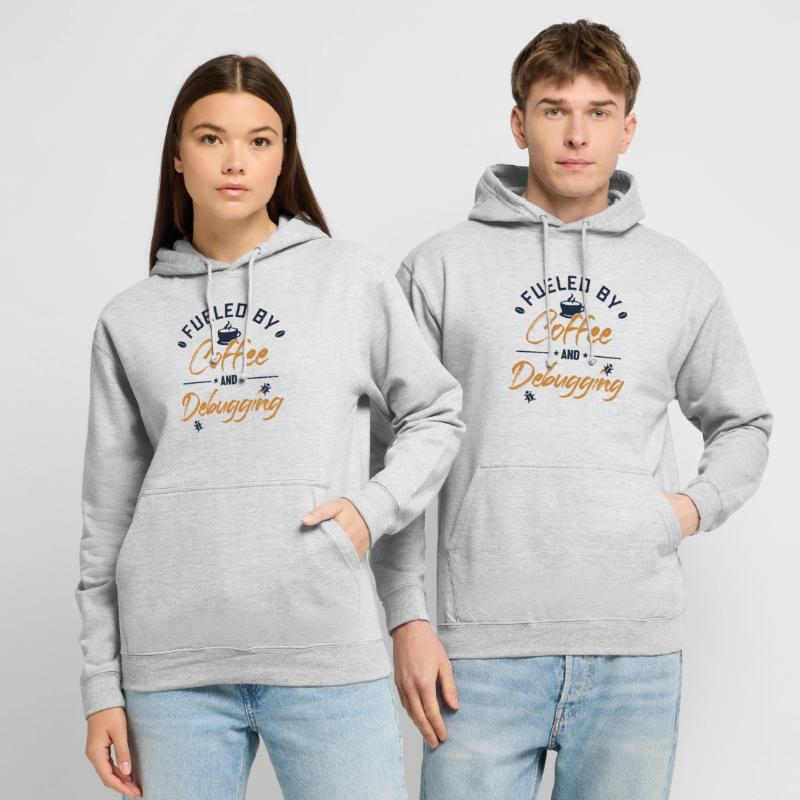 Fueled by Coffee and Debugging Developer Coder Unisex Hoodie