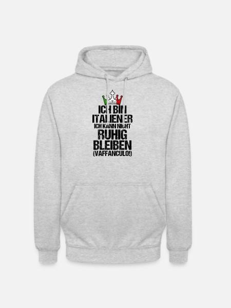 Italy Italian Vaffanculo - Unisex Hoodie - light heather grey