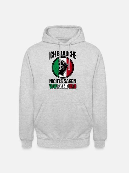 Italy Italian Vaffanculo - Unisex Hoodie - light heather grey