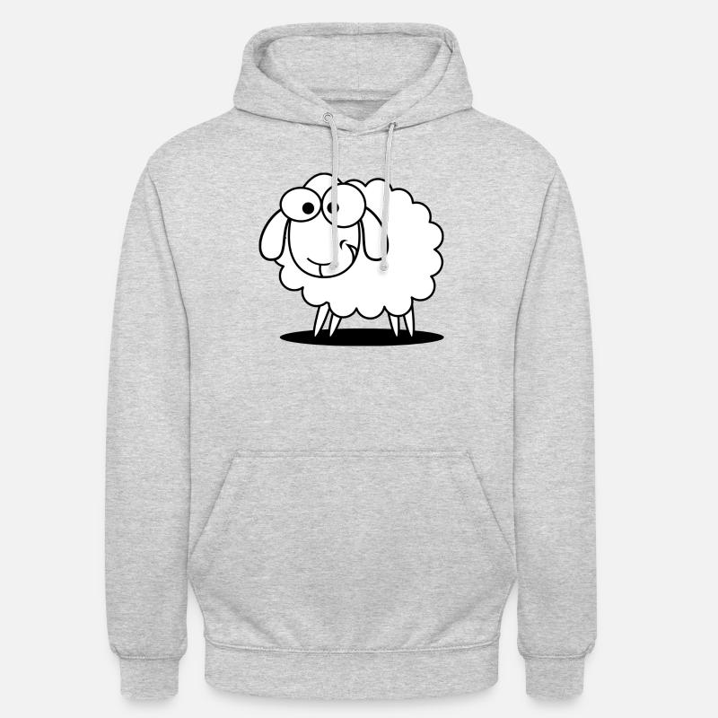 Kule sauer - Unisex-hettegenser - lysgrå melert