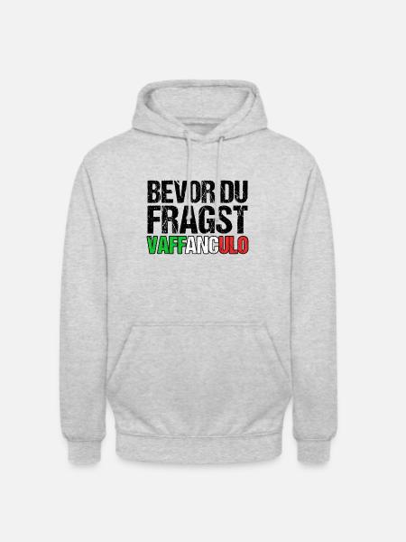 Italy Italian Vaffanculo - Unisex Hoodie - light heather grey