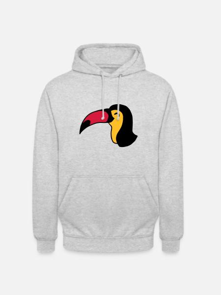 Toucan Toucan Tucan Bird - Unisex Hoodie - light heather grey