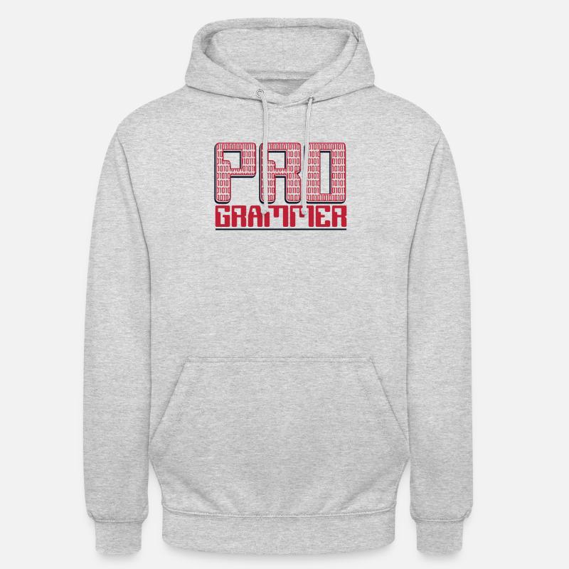 Programmer Developer Softwareentwickler Coder - Unisex Hoodie - Hellgrau meliert