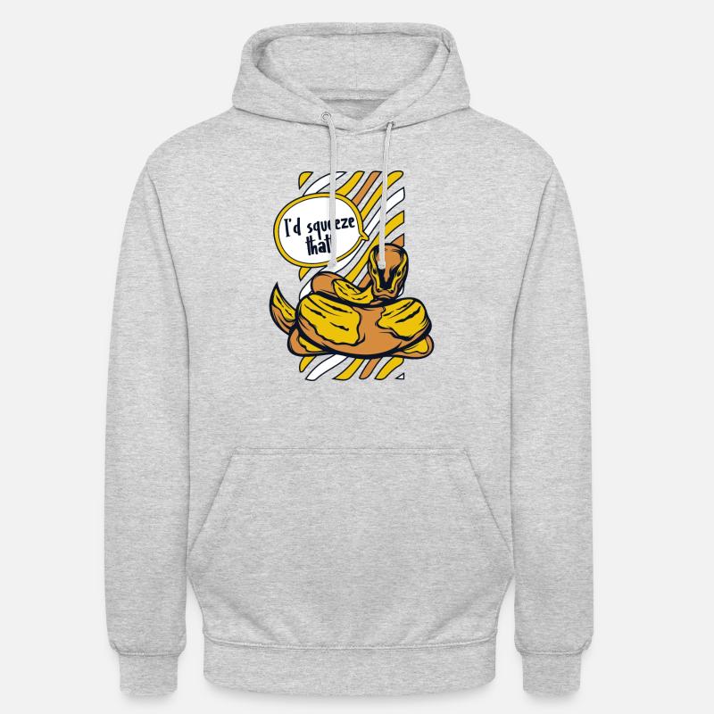 Je serrerais cette boule de banane de serpent python Sweat-shirt à capuche unisexe