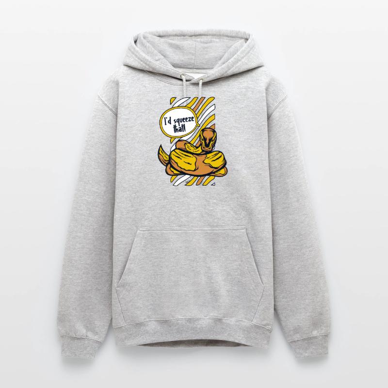 Je serrerais cette boule de banane de serpent python Sweat-shirt à capuche unisexe
