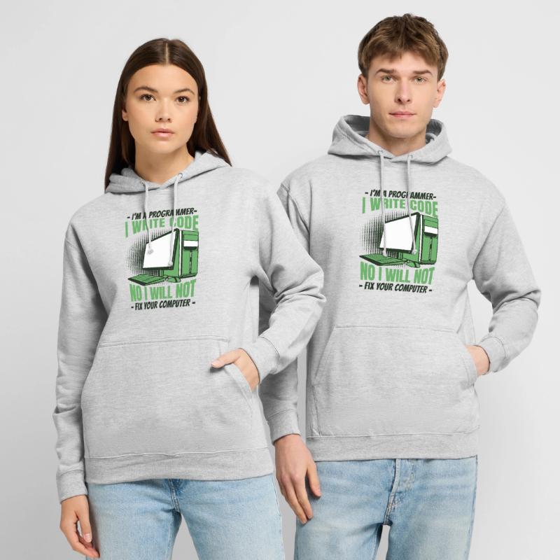 No I Will Not Fix Your Computer Developer Unisex Hoodie