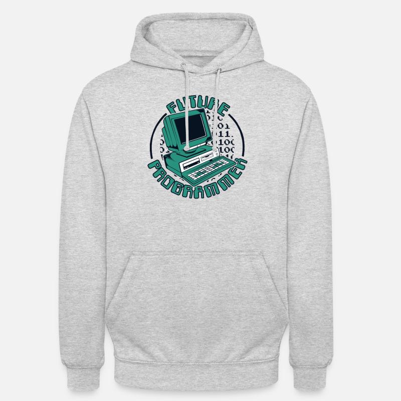 Future Programmer Softwareingenieur Developer - Unisex Hoodie - Hellgrau meliert
