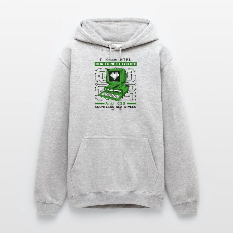 I Know HTML How To Meet Ladies Developer Coder Unisex Hoodie