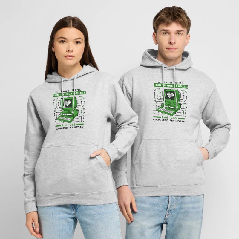 I Know HTML How To Meet Ladies Developer Coder Unisex Hoodie