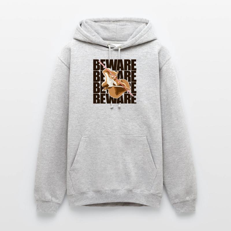 Beware Grey Squirrel Squirrel Fox Squirrel Unisex Hoodie