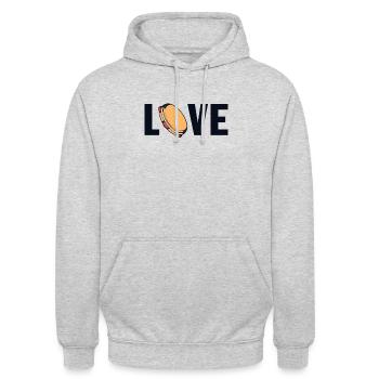 Capoeira Love Ginga Capoeirista Tanz - Unisex Hoodie - Hellgrau meliert - Vorne - Alina (178cm) & Michal (187cm)