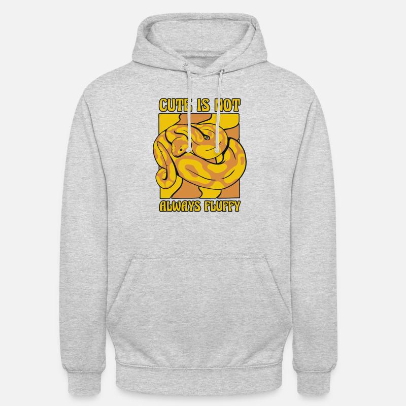 Cute Is Not Always Fluffy Python Snake Banana Unisex Hoodie