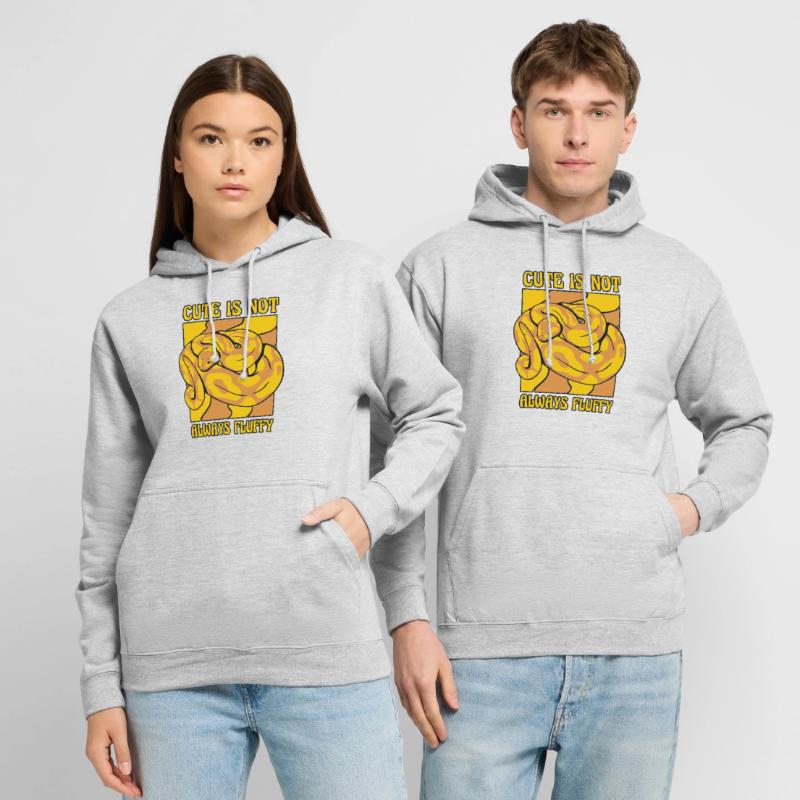 Cute Is Not Always Fluffy Python Snake Banana Unisex Hoodie