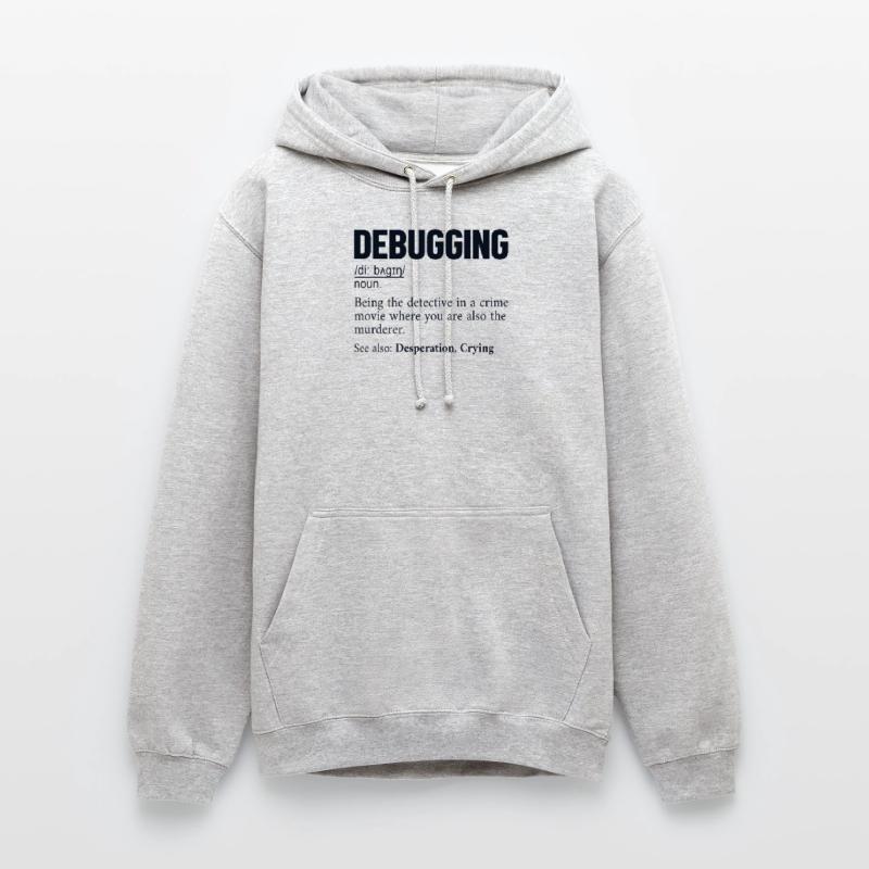 Définition de débogage Développeur Codeur Programmeur Sweat-shirt à capuche unisexe