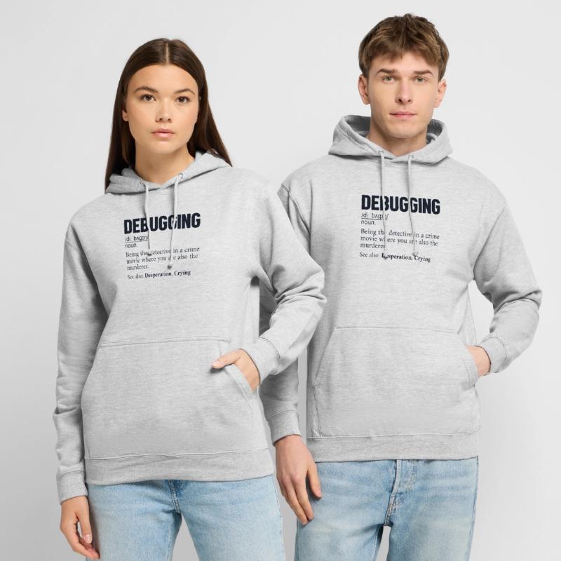 Debugging Definition Developer Coder Programmer Unisex Hoodie