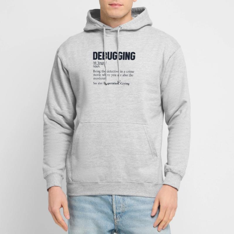 Debugging Definition Developer Coder Programmer Unisex Hoodie
