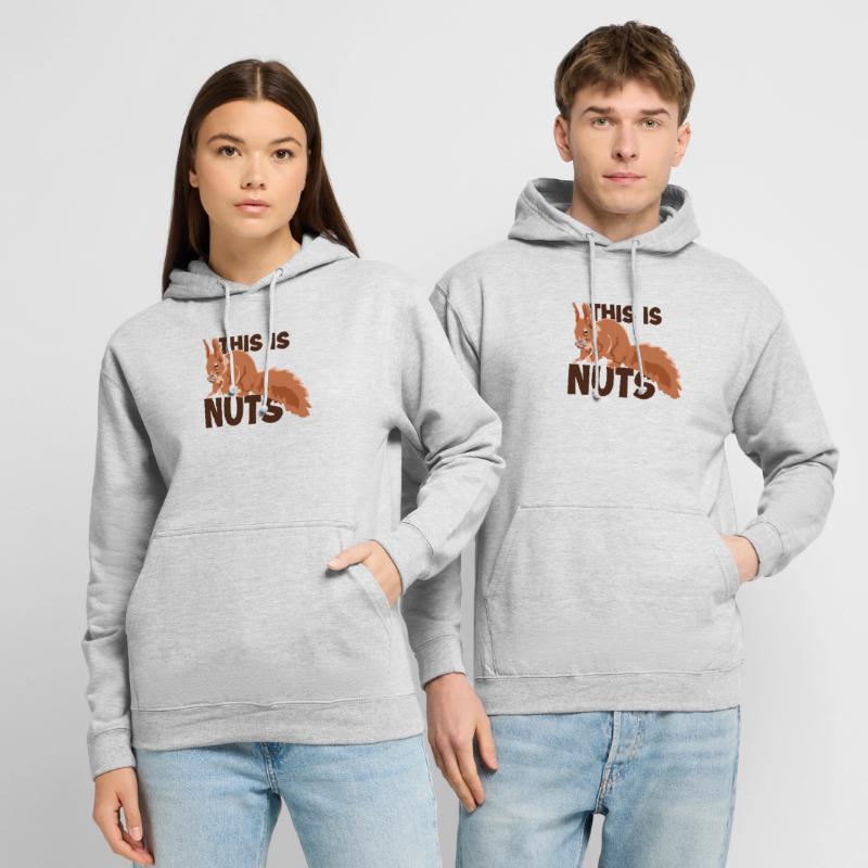 This Is Nuts Fox Squirrel Grey Squirrel Unisex Hoodie