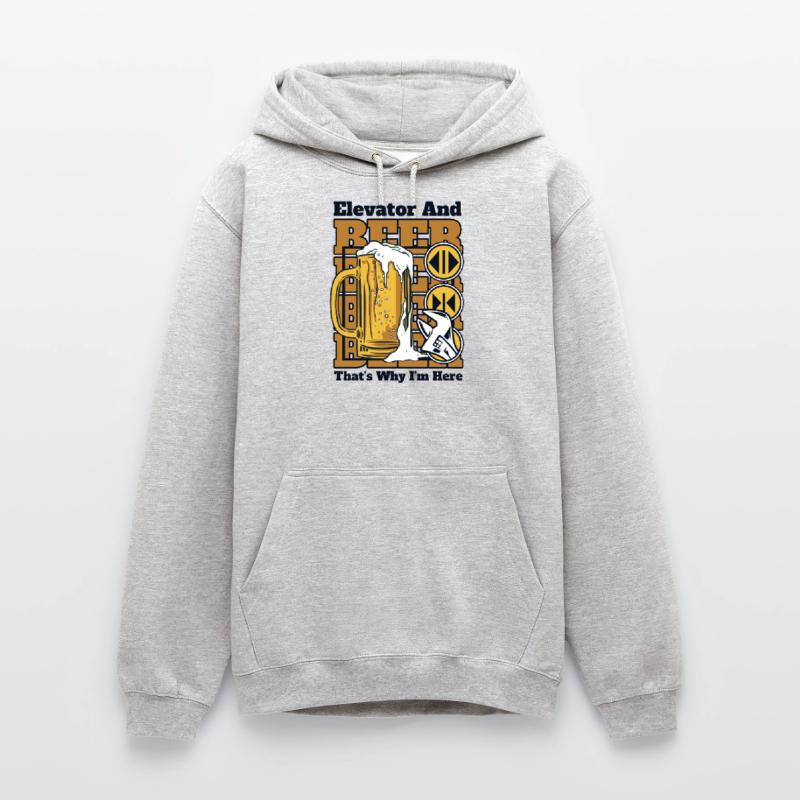 Elevator And Beer That's Why I'm Here Elevator Unisex Hoodie