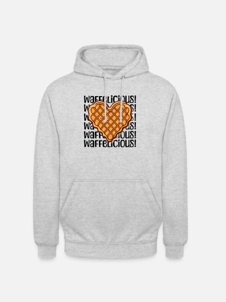 Waffle-Licious Gourmet Hobby Chef - Unisex Hoodie - light heather grey