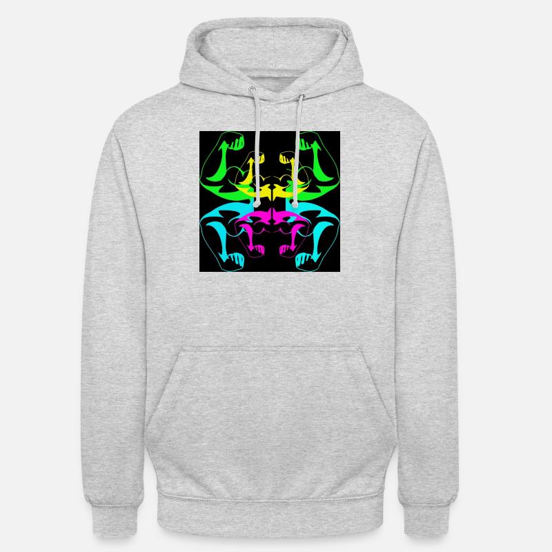 Flash Powerful - Sweat-shirt à capuche unisexe - gris clair chiné