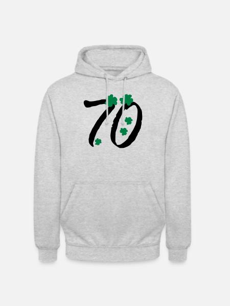 Shamrock number 70 - Unisex Hoodie - light heather grey