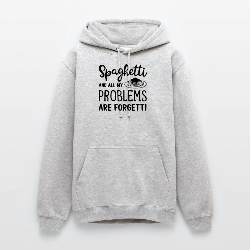 Spaghetti Make Problems Forgetti Ironic Saying Unisex Hoodie