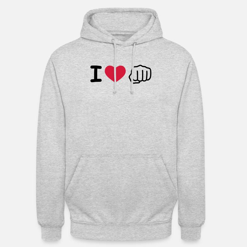 Faust - Unisex Hoodie - Hellgrau meliert