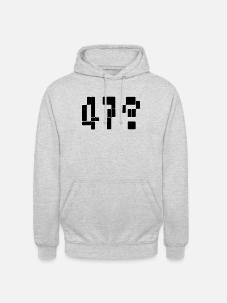 Element 6 / 47 - Unisex Hoodie - Hellgrau meliert