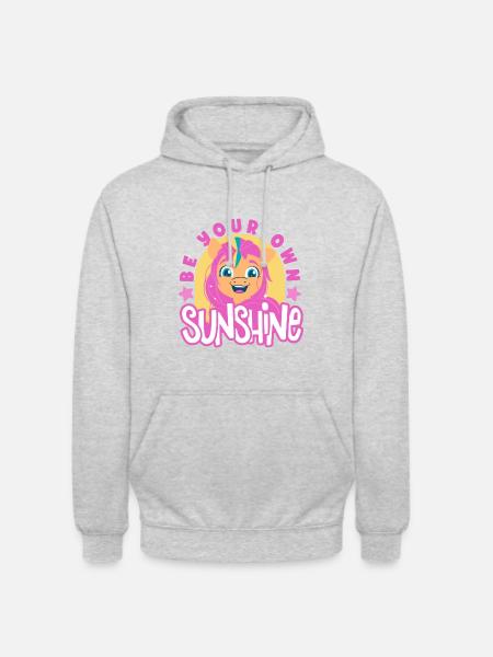 My Little Pony med Sunny Starscout - Hættetrøje unisex - lysegrå meleret