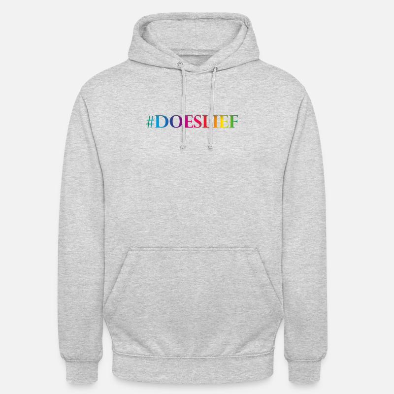 DOESLIEF Farben - Unisex Hoodie - Hellgrau meliert