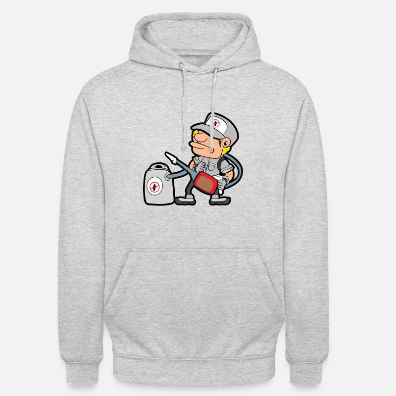 Schädlingsbekämpfer - Unisex Hoodie - Hellgrau meliert