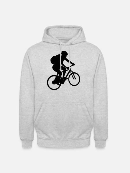 Cycling, biking 2 (super cheap!) - Unisex Hoodie - light heather grey