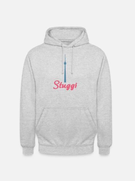 Stuggi shirt - Unisex Hoodie - light heather grey