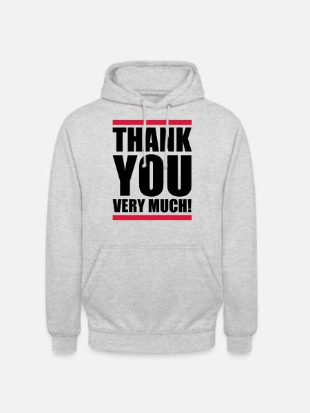 Thank you very much - Unisex Hoodie - light heather grey
