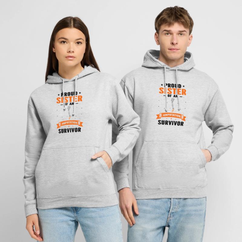 Conception de prothèses de jambe et prothèses de jambe Sweat-shirt à capuche unisexe