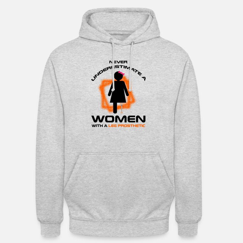 Conception de prothèses de jambe et prothèses de jambe Sweat-shirt à capuche unisexe
