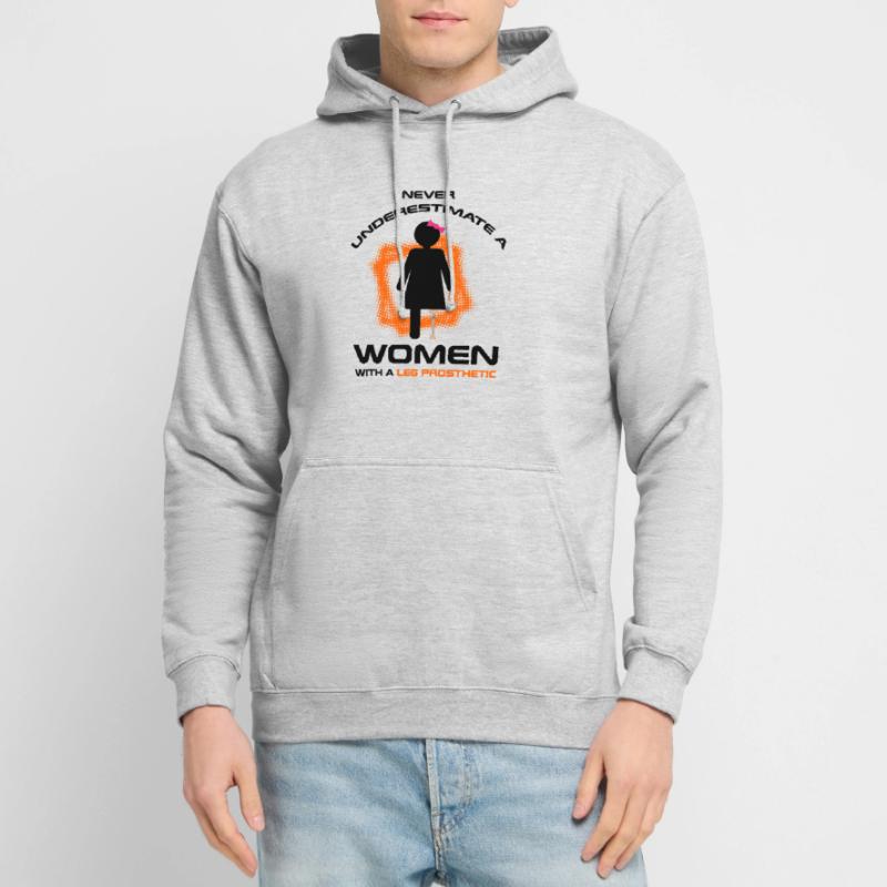 Conception de prothèses de jambe et prothèses de jambe Sweat-shirt à capuche unisexe