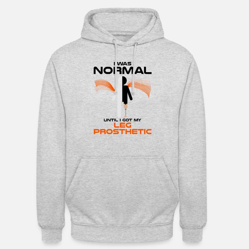 Conception de prothèses de jambe et prothèses de jambe Sweat-shirt à capuche unisexe