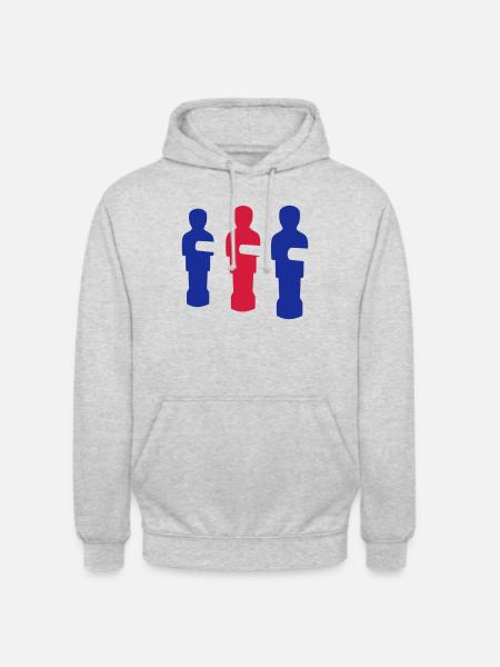 Kicker - Unisex Hoodie - Hellgrau meliert