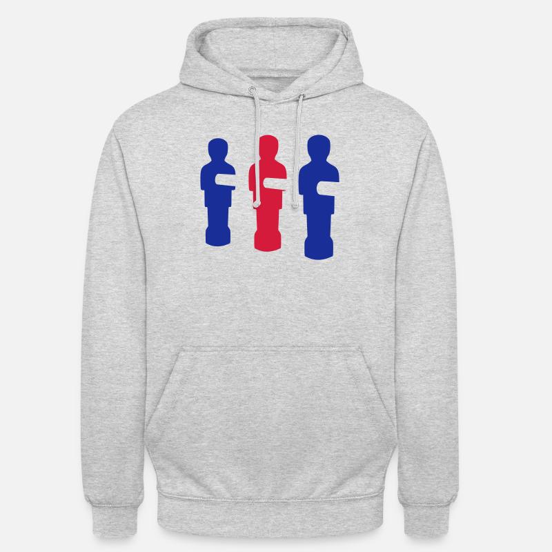Kicker - Unisex Hoodie - Hellgrau meliert