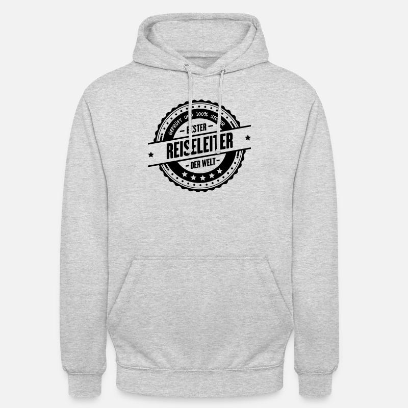 Bester Reiseleiter - Unisex Hoodie - Hellgrau meliert