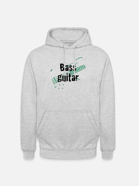 bass_guitar - Unisex Hoodie - light heather grey