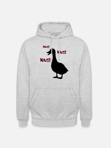 Duck NAG! NAG! NAG! - Unisex Hoodie - light heather grey
