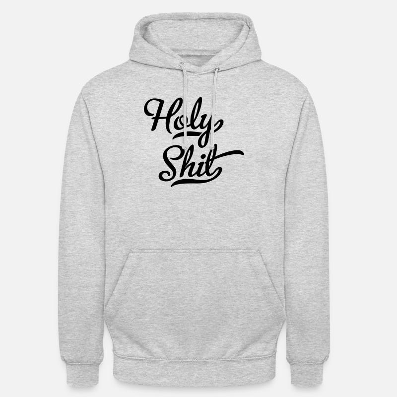 Heilige Scheiße - Unisex Hoodie - Hellgrau meliert