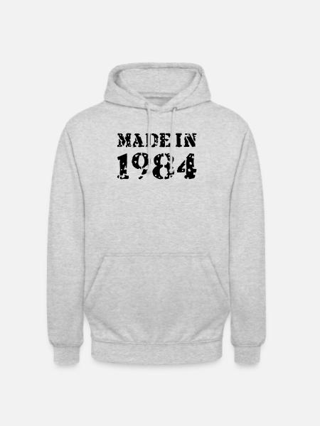Made in 1984 - Unisex Hoodie - light heather grey