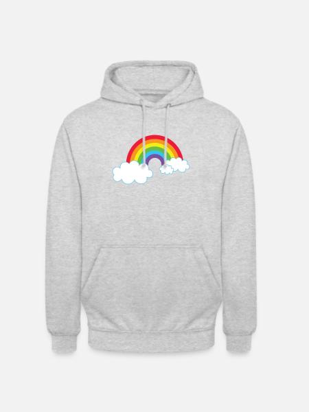 Rainbow - Unisex Hoodie - light heather grey