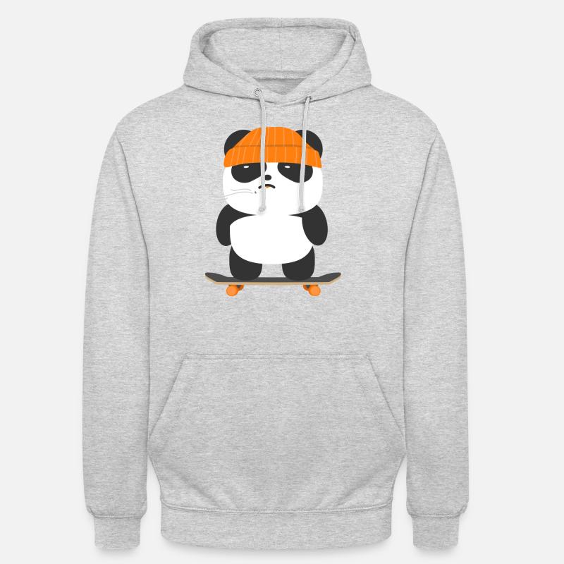Skateboard - Felpa con cappuccio unisex - grigio chiaro melange