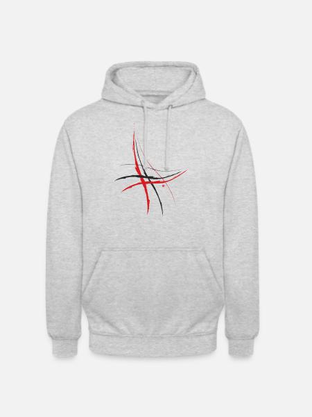 Griffes - Sweat-shirt à capuche unisexe - gris clair chiné