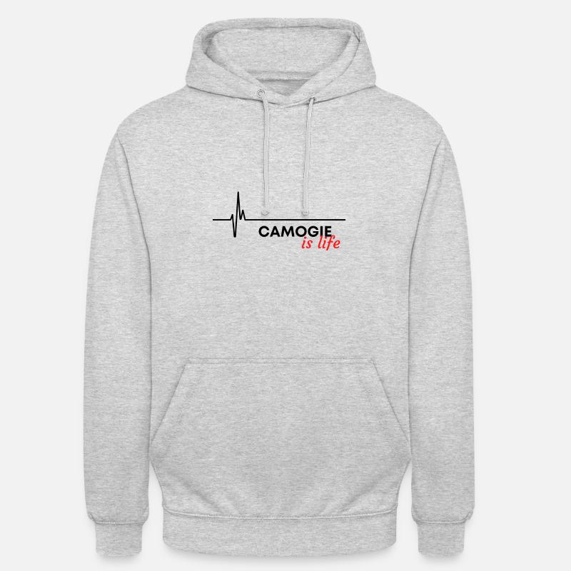 Camogie, c’est la vie - Sweat-shirt à capuche unisexe - gris clair chiné
